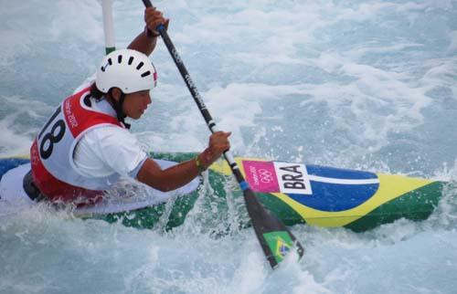 Ana Sátila durante os Jogos de Londres 2012 com apenas 17 anos / Foto: Humberto Deveza / Esporte Alternativo